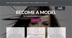 Desktop Screenshot of modelinfluence.com
